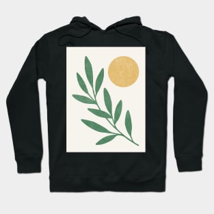 Leaf Sun - Gold Green Hoodie